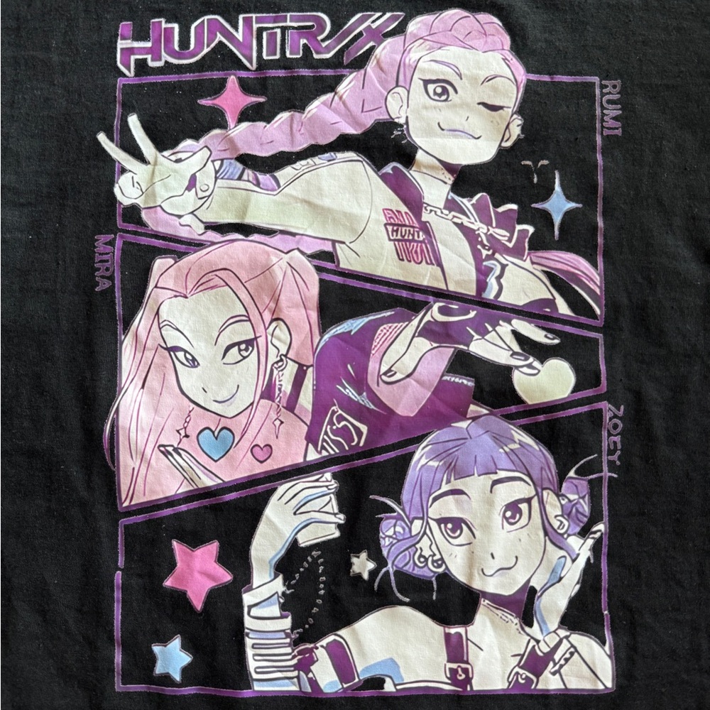 Kpop Demon Hunters Women’s Graphic T-shirt Tee - Picture 3 of 4